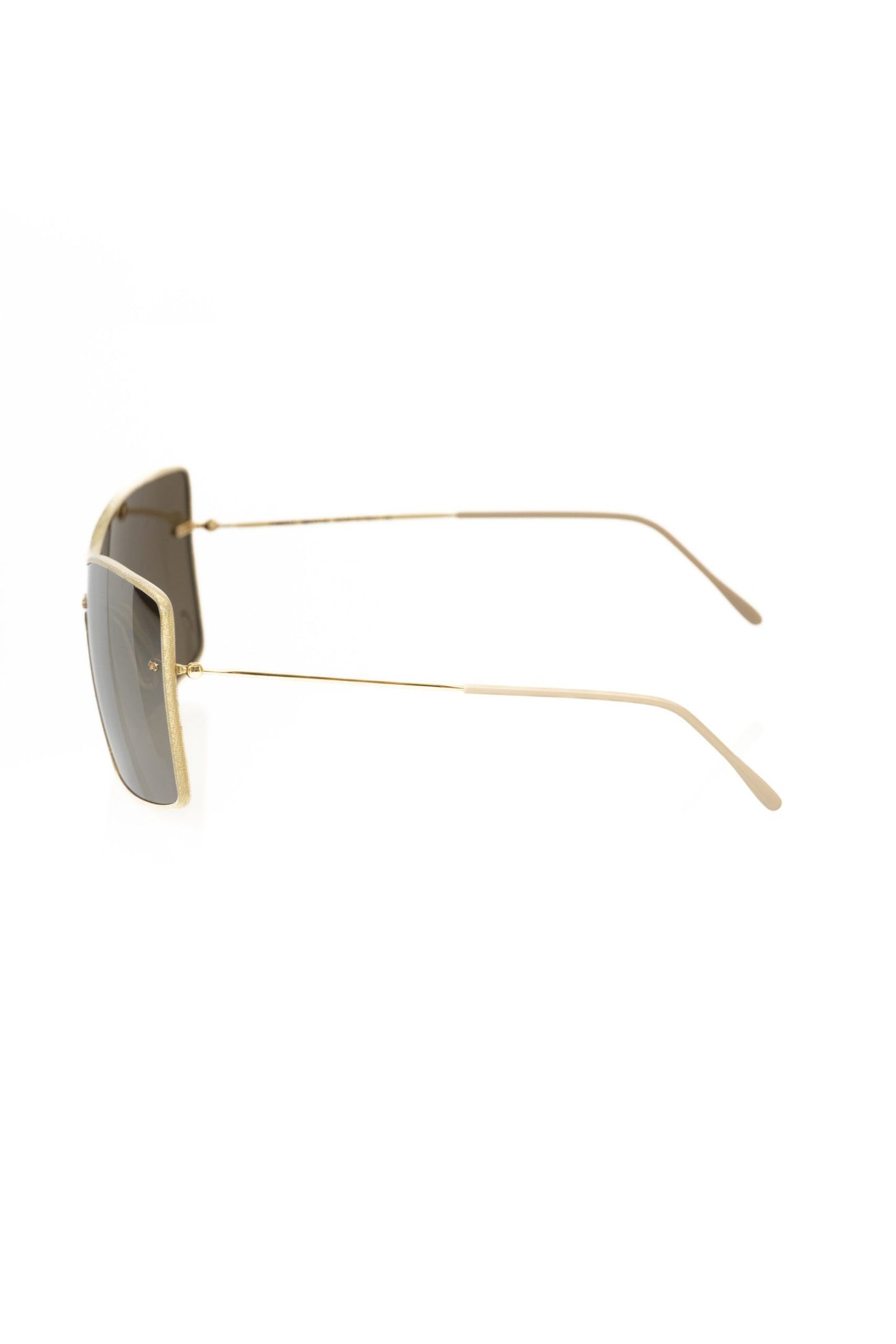 Goldmetallic-Sonnenbrille für Damen