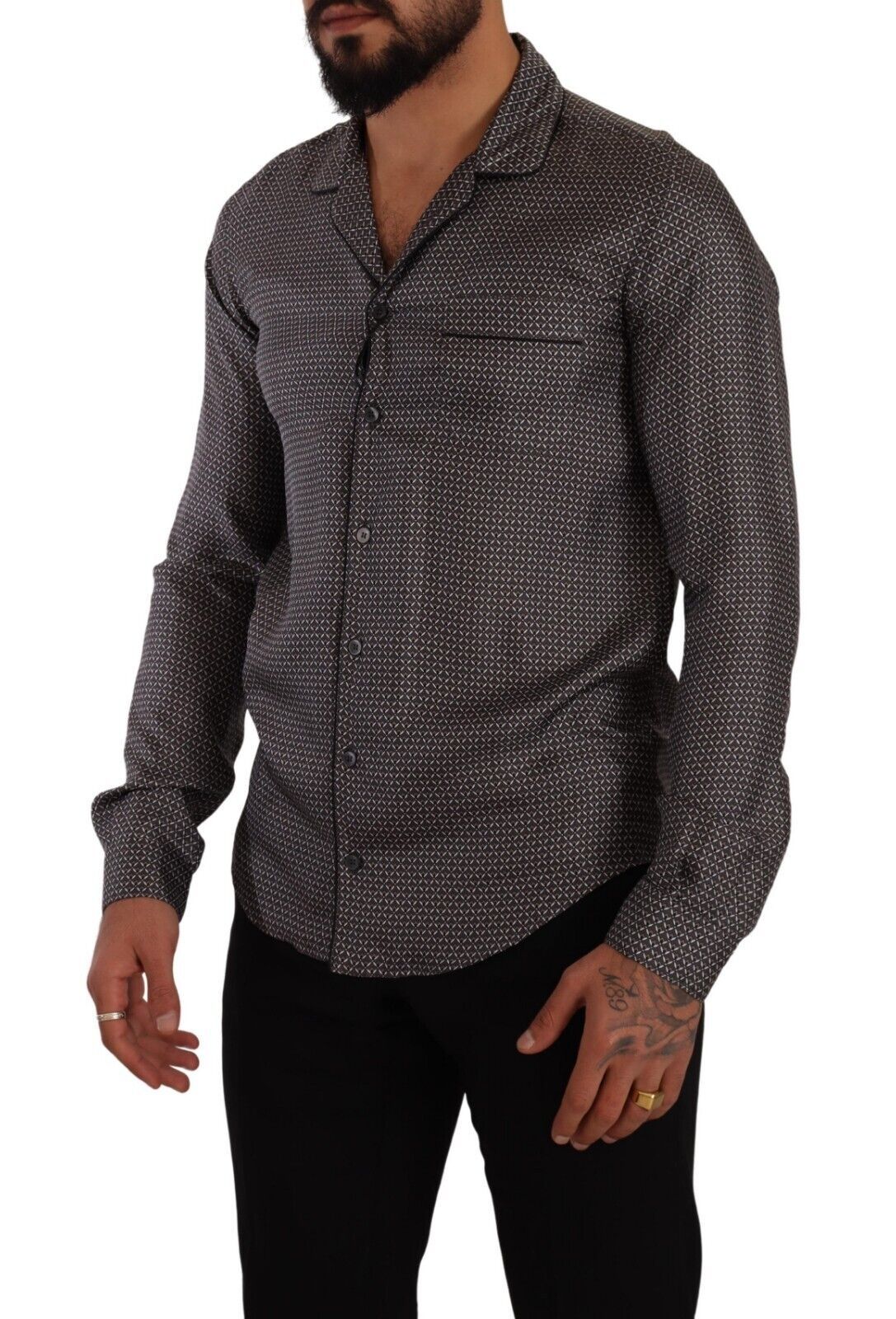 Elegantes Button-Down-Hemd aus Seide