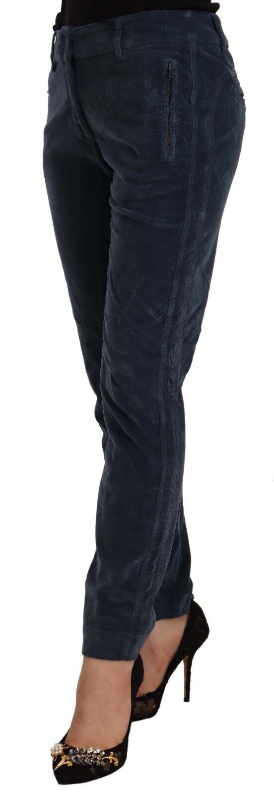 Elegante, konische Hose aus Baumwollmischung