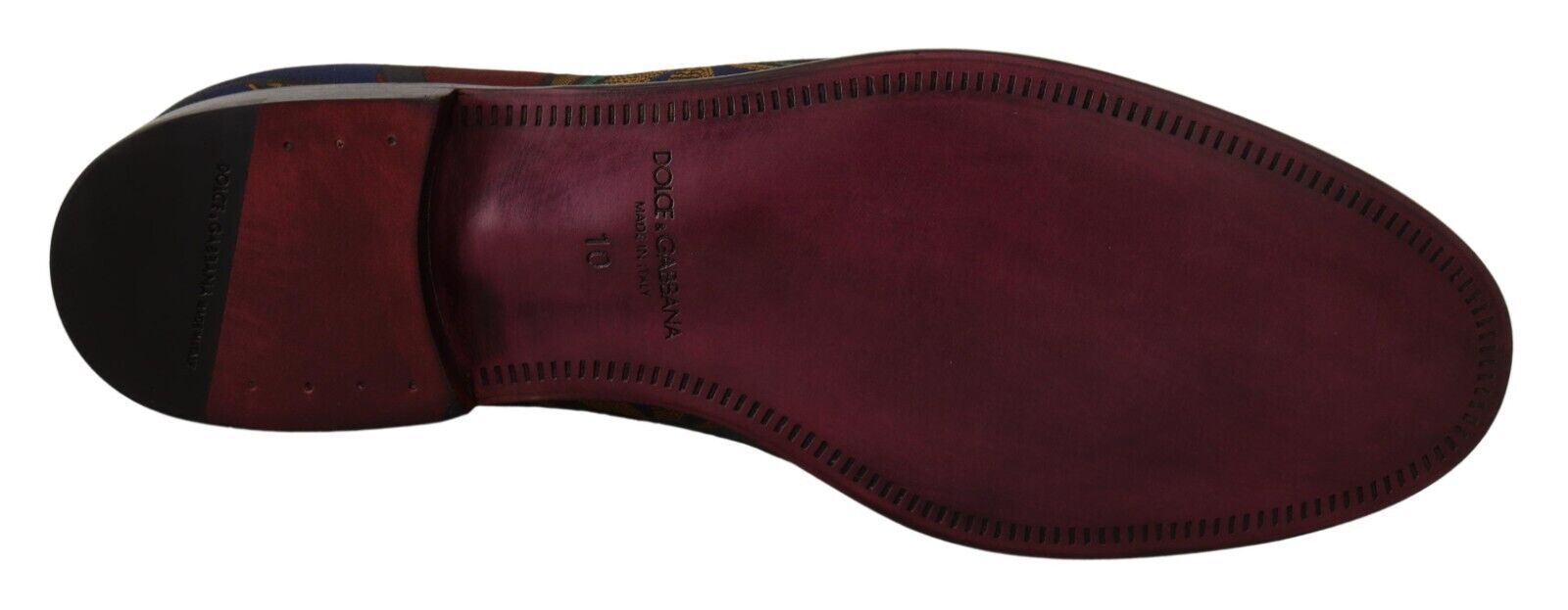 Mehrfarbige Jacquard-Loafer zum Hineinschlüpfen