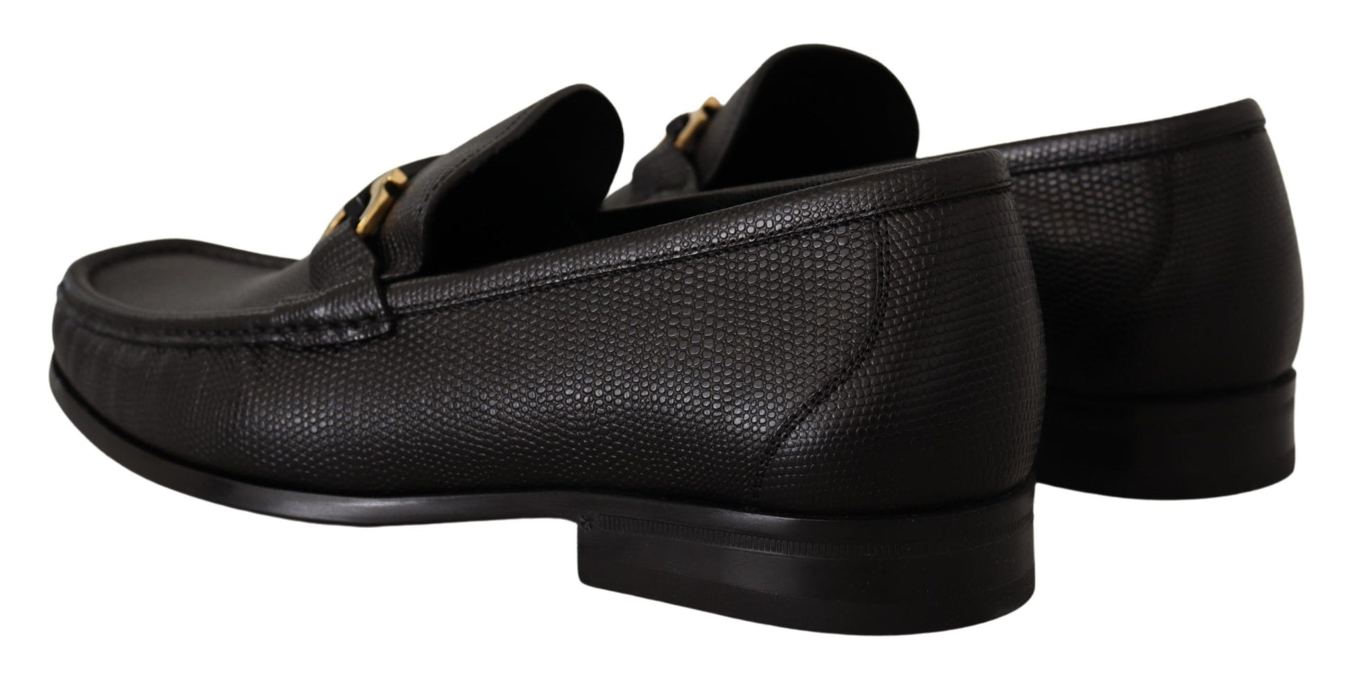 Elegante Loafer aus schwarzem Kalbsleder