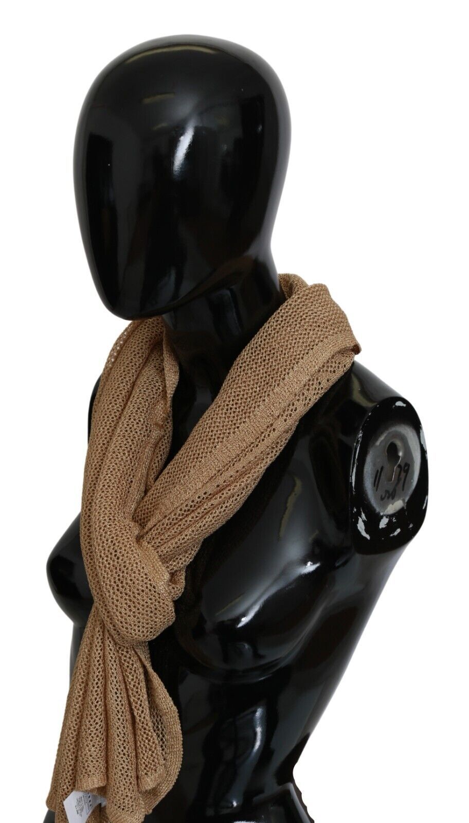 Eleganter brauner Herren-Halstuch-Schal