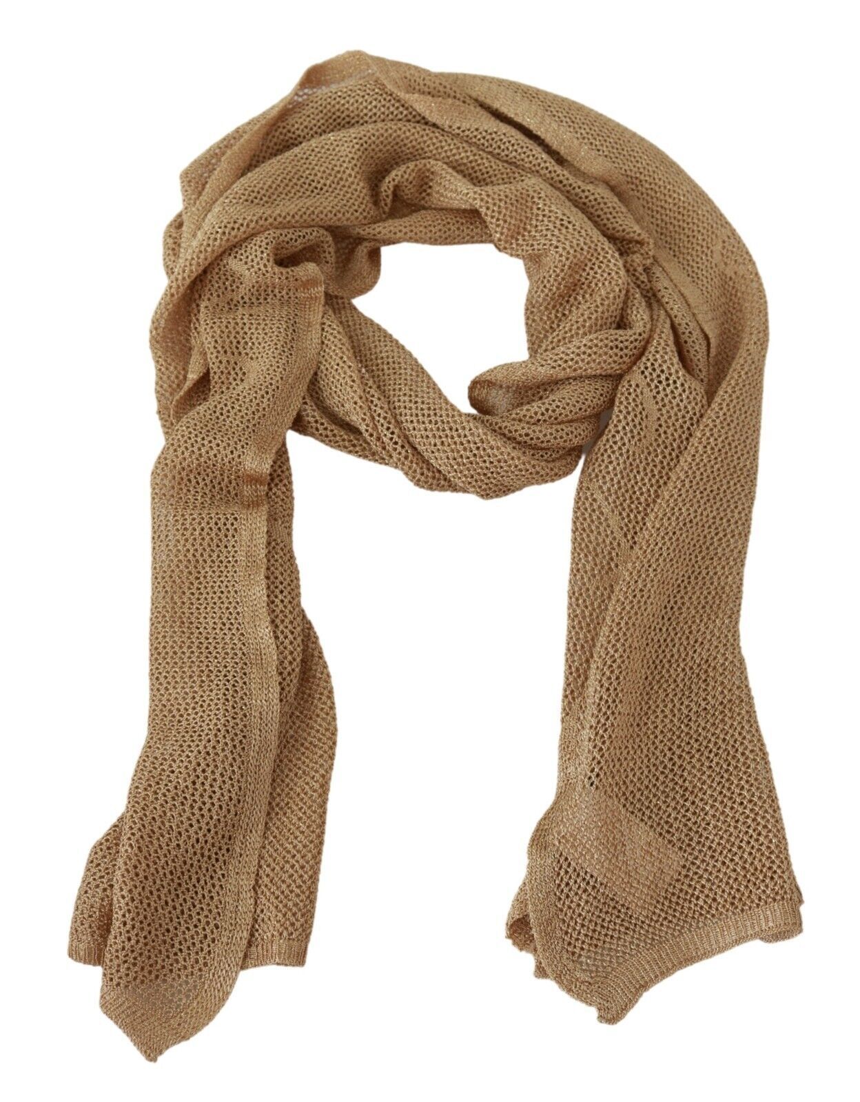 Eleganter brauner Herren-Halstuch-Schal