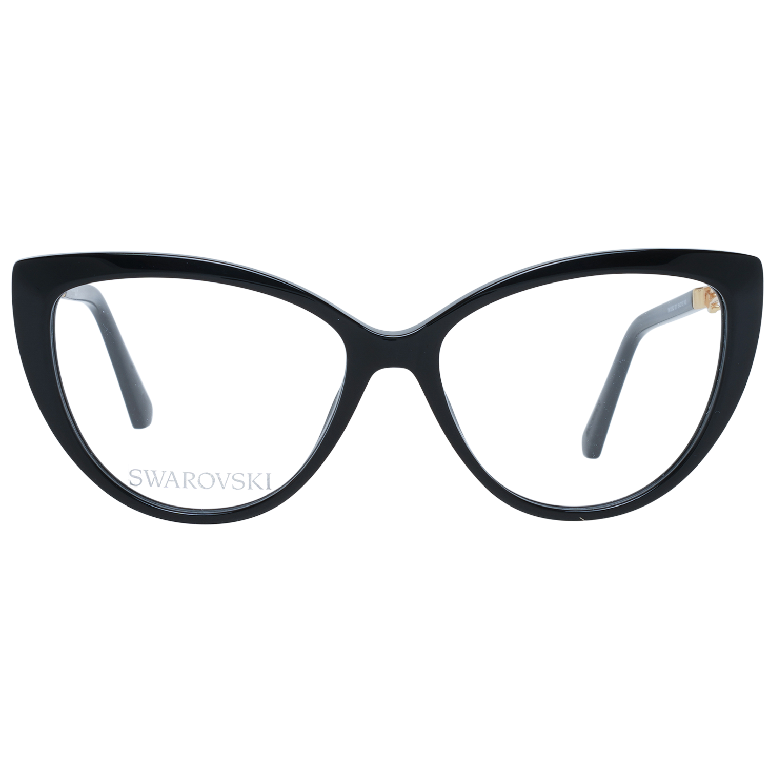Elegante schwarze Cat Eye Designerbrille
