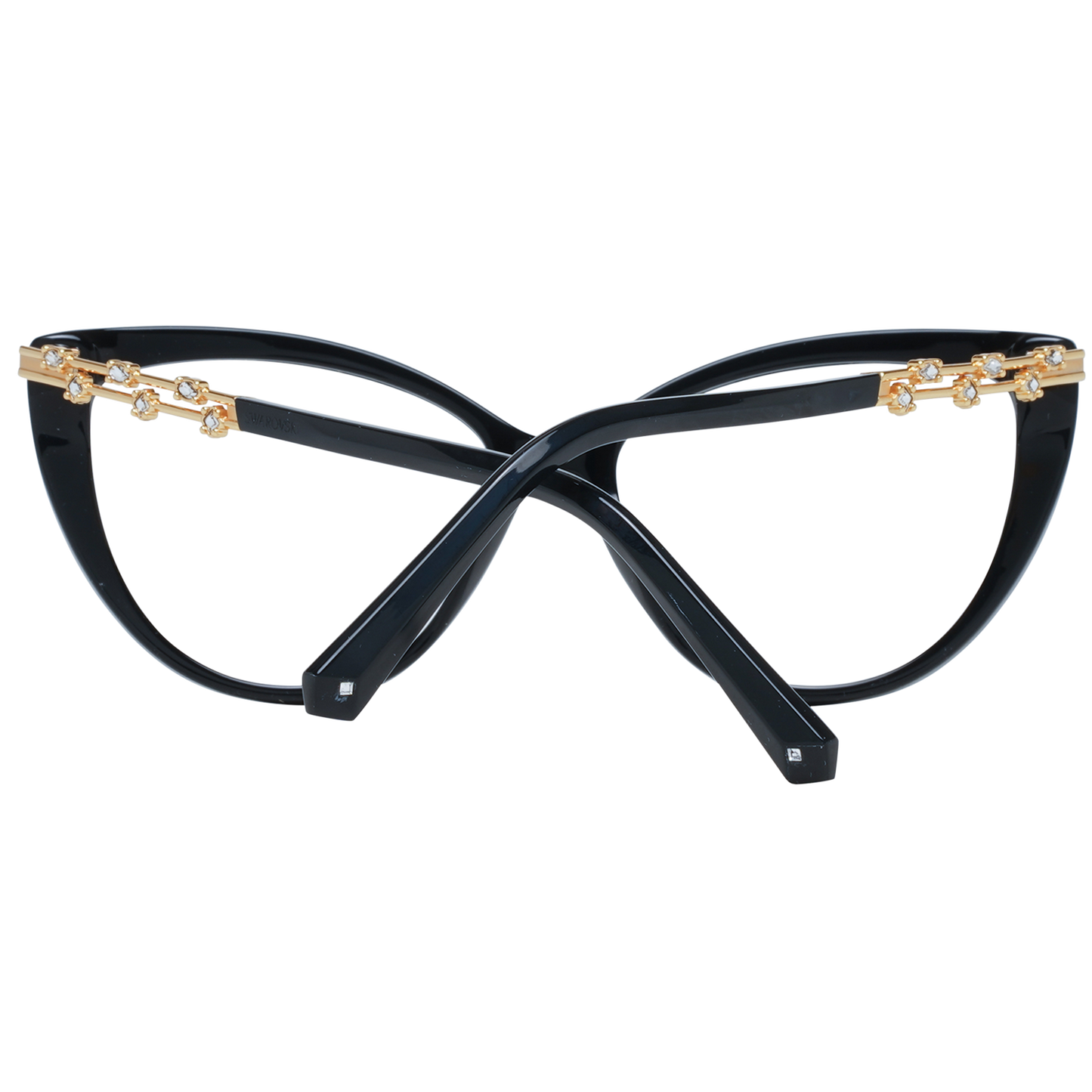 Elegante schwarze Cat Eye Designerbrille