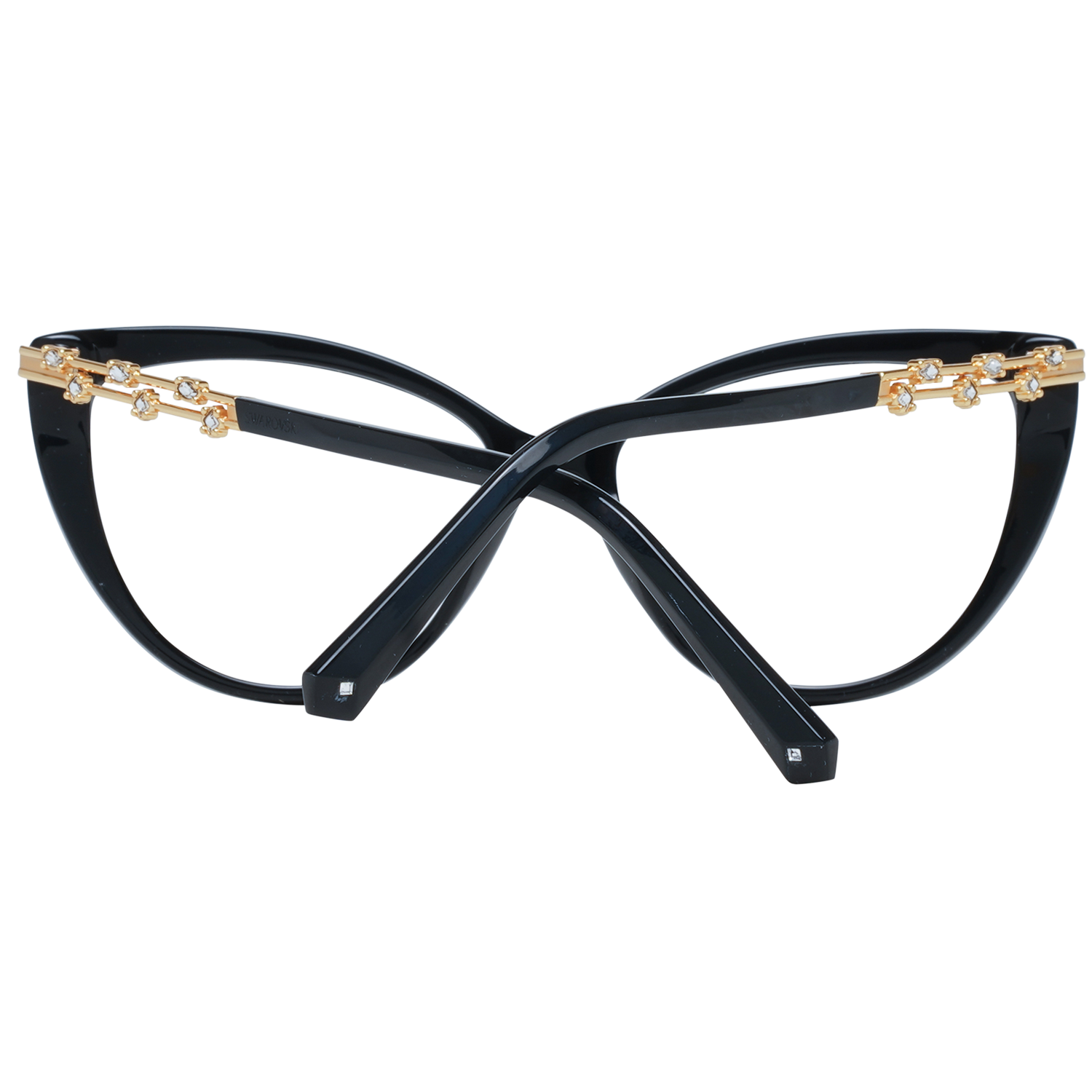 Elegante schwarze Cat Eye Designerbrille
