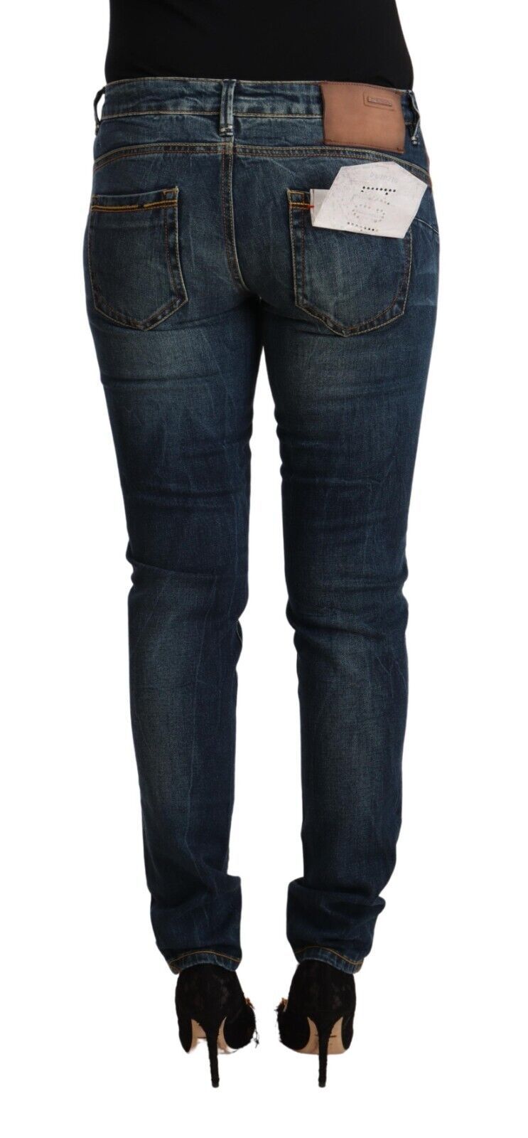 Elegante Slim Fit Jeans mit niedriger Taille