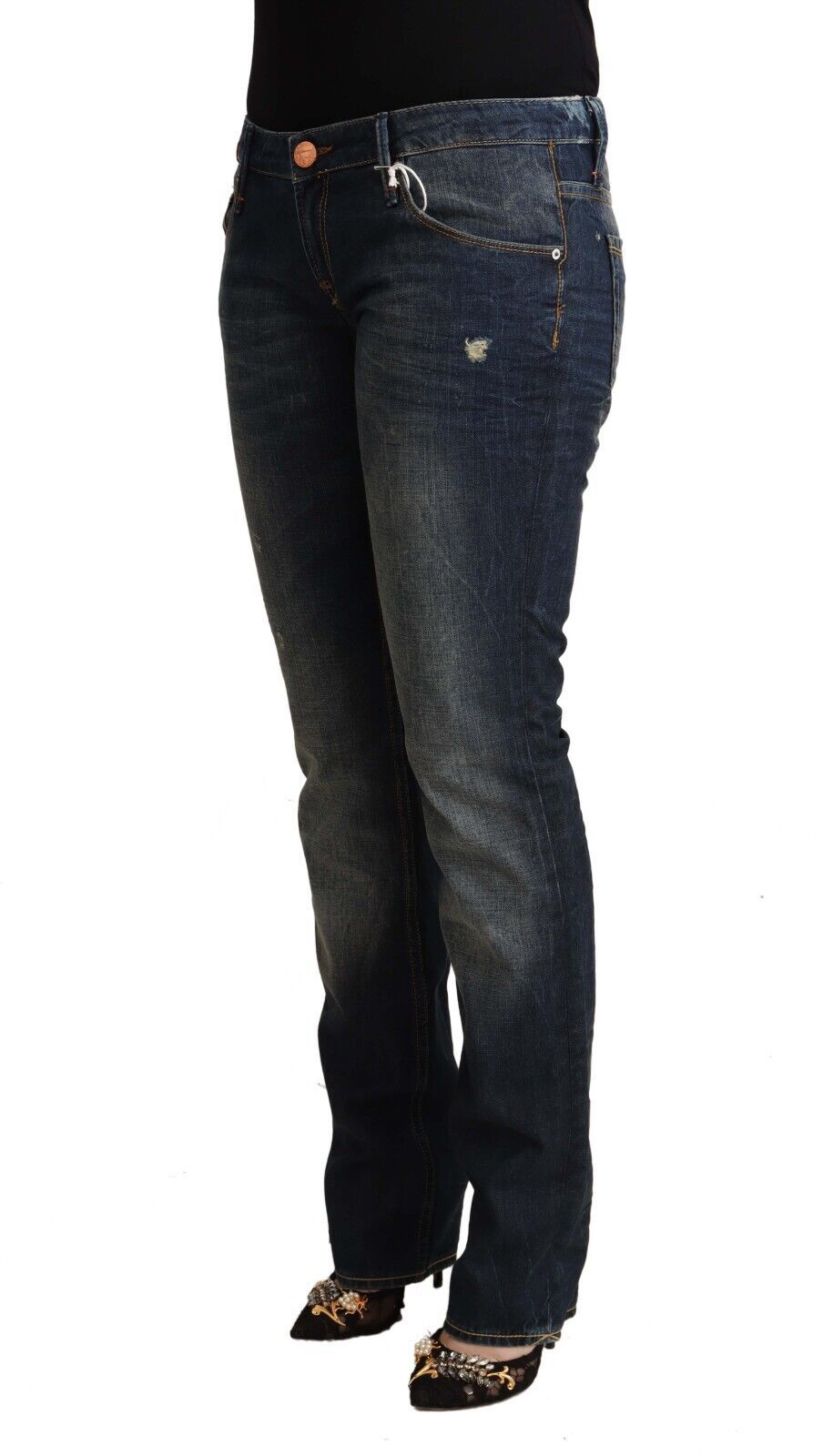 Schicke Skinny-Jeans mit niedriger Taille