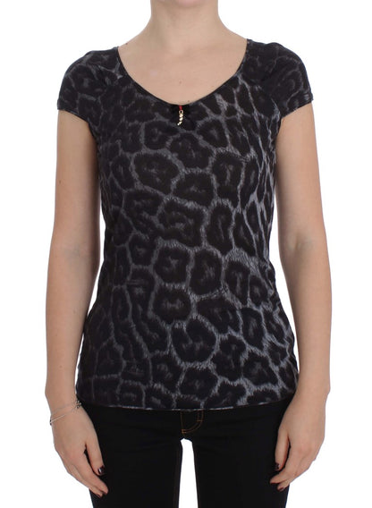 Schickes Leoparden-Modal-Top von Cavalli
