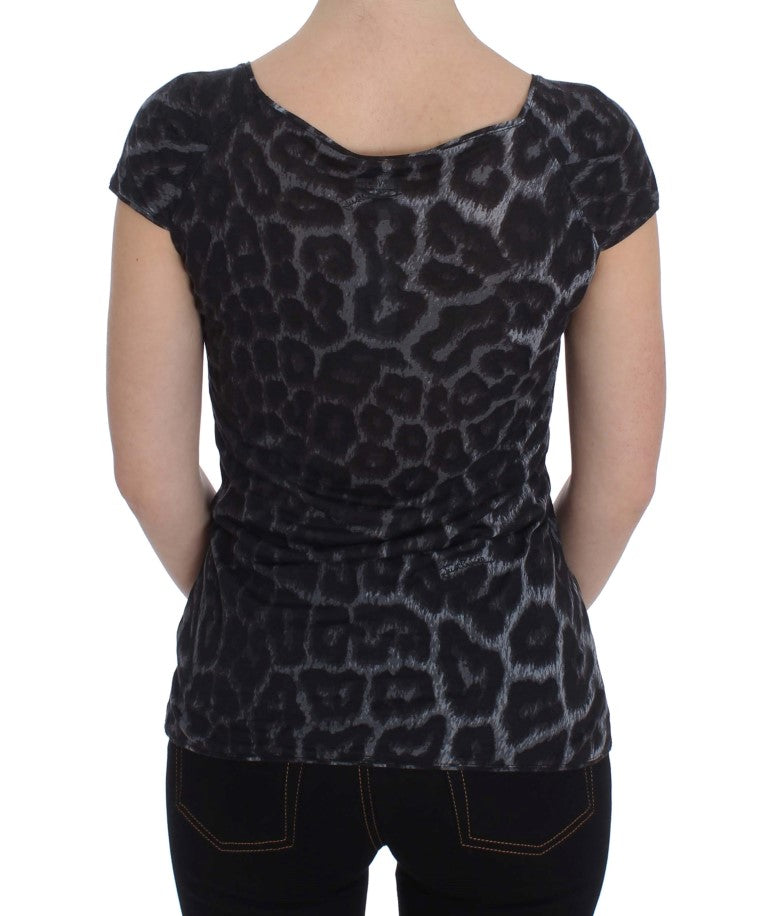 Schickes Leoparden-Modal-Top von Cavalli