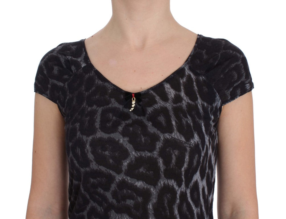 Schickes Leoparden-Modal-Top von Cavalli