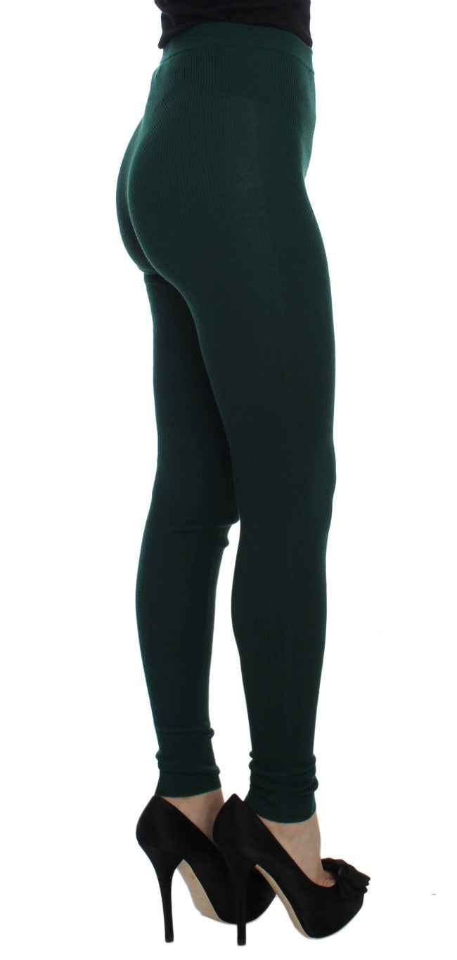Emerald Treasure – Hoch taillierte Kaschmirhose
