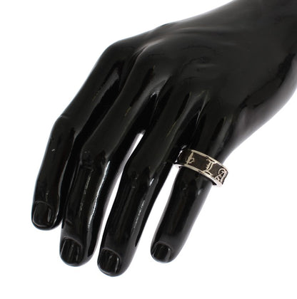 Eleganter Sterling-Ring für Herren in Silber und Schwarz