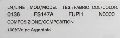 Black Fox Fur Chic Shoulder Wrap