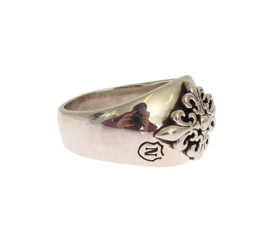 Exquisiter Silber Statement Ring für Männer