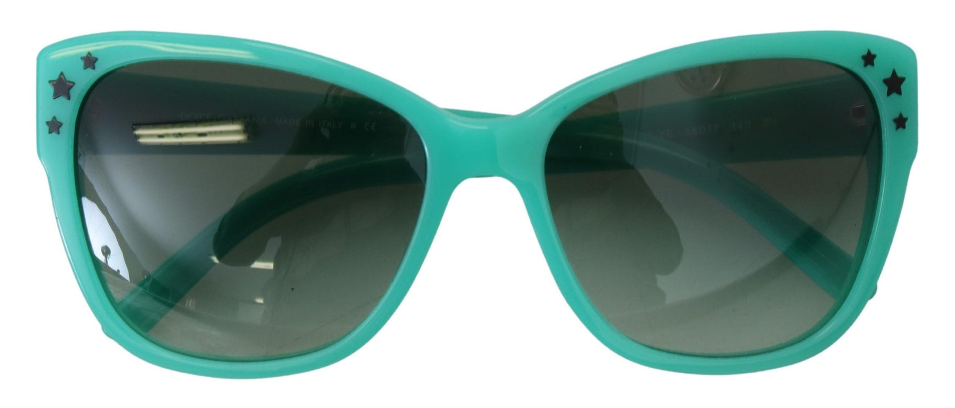 Rätselhafte quadratische Sonnenbrille mit Sternenmuster