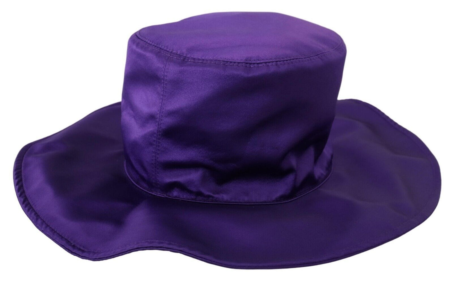 Eleganter Zylinder aus lila Seide