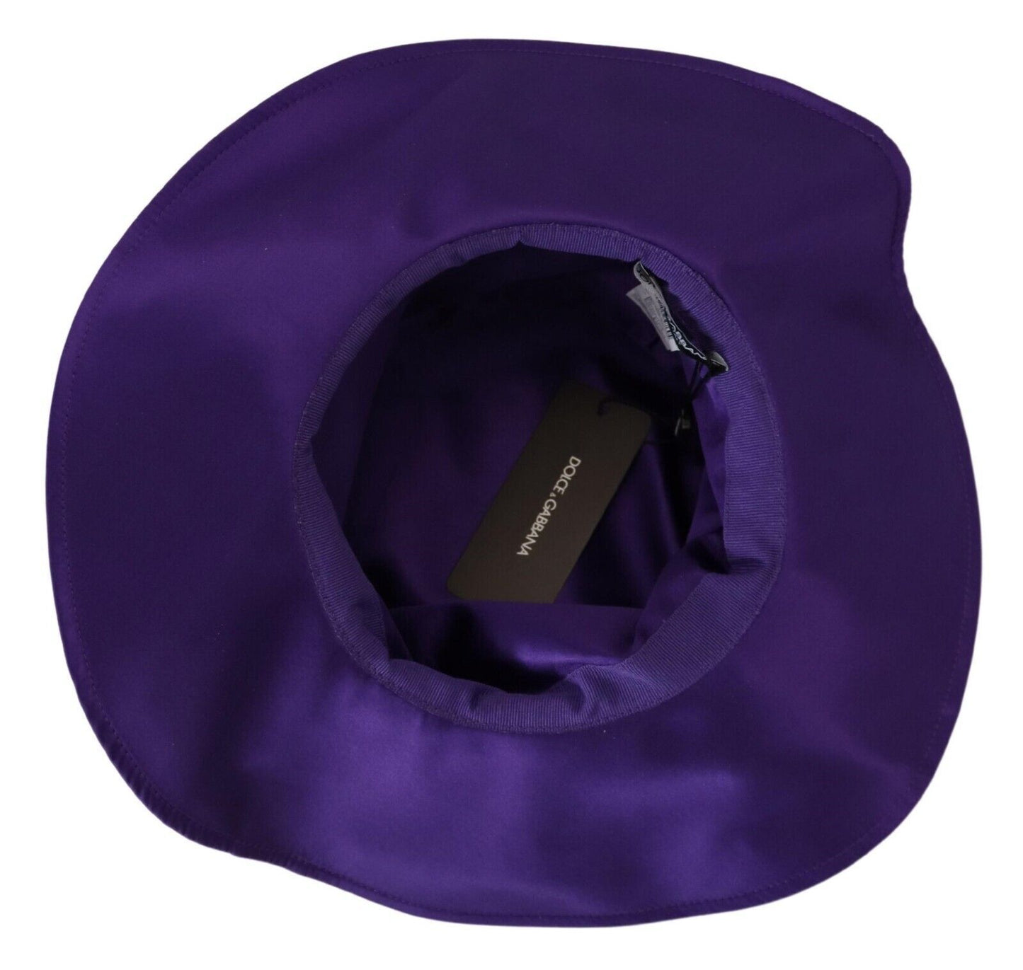 Eleganter Zylinder aus lila Seide