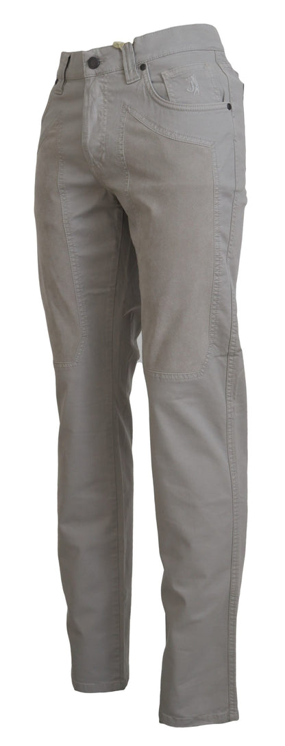 Elegante Hose aus Baumwollmischung in Grau