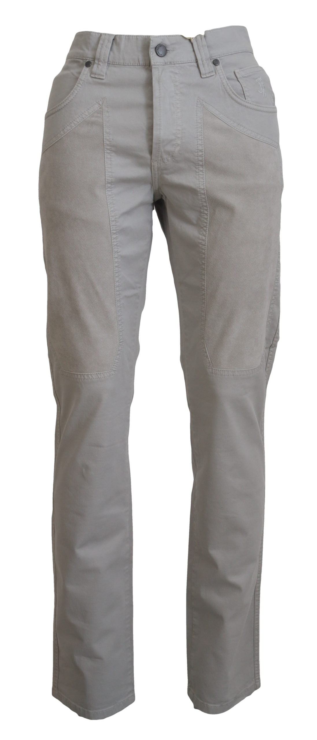 Elegante Hose aus Baumwollmischung in Grau