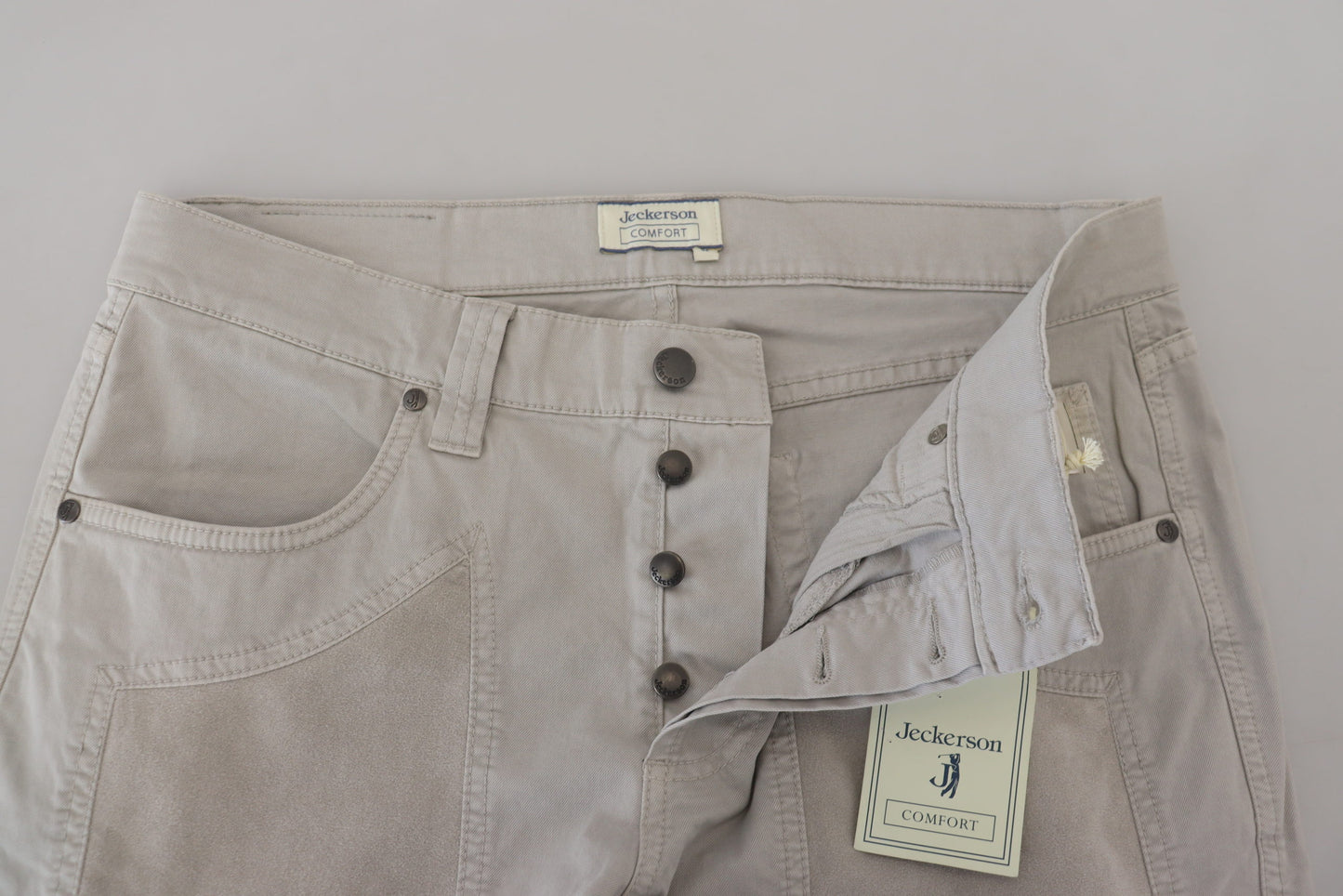 Elegante Hose aus Baumwollmischung in Grau