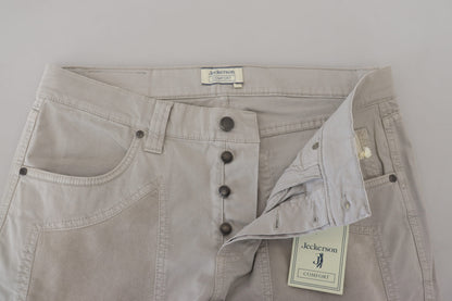 Elegante Hose aus Baumwollmischung in Grau