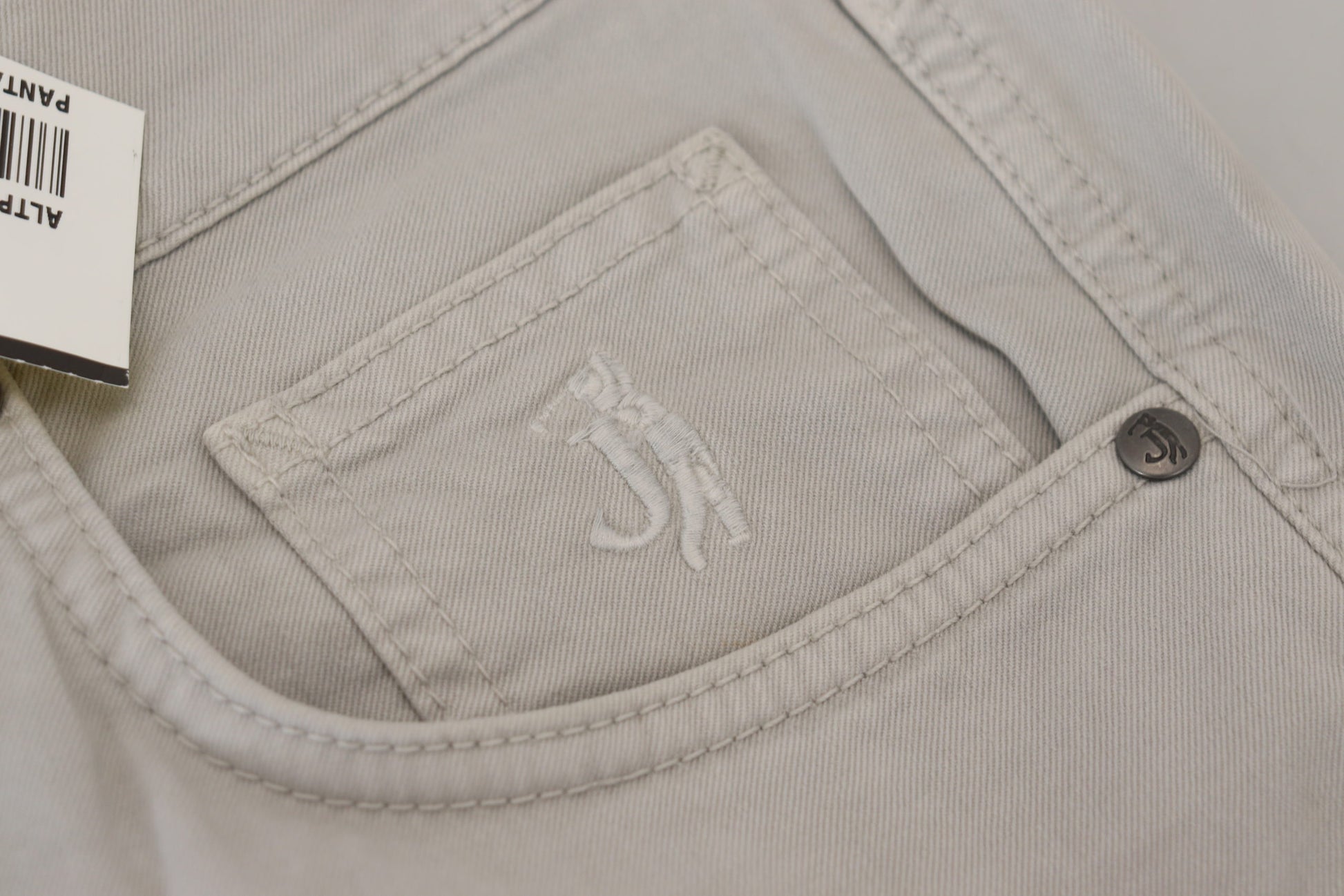 Elegante Hose aus Baumwollmischung in Grau