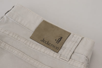 Elegante Hose aus Baumwollmischung in Grau