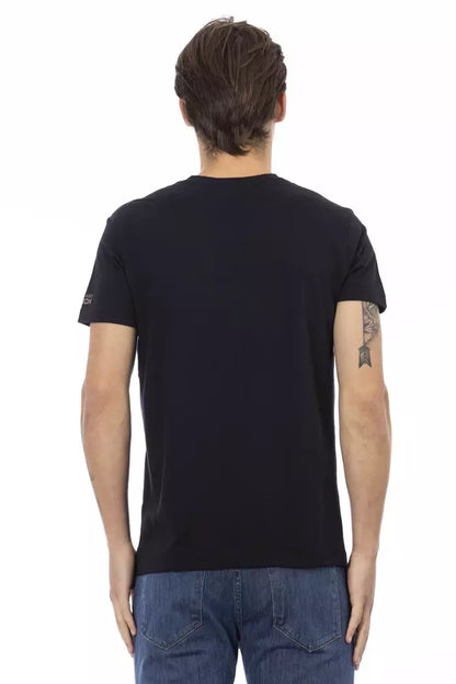Black Cotton Men's T-Shirt