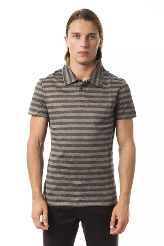 Graues Poloshirt aus Baumwolle für Herren