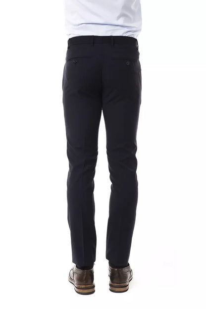 Gray Wool Men Pants