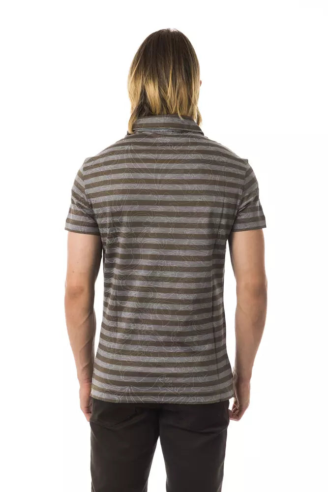 Graues Poloshirt aus Baumwolle für Herren