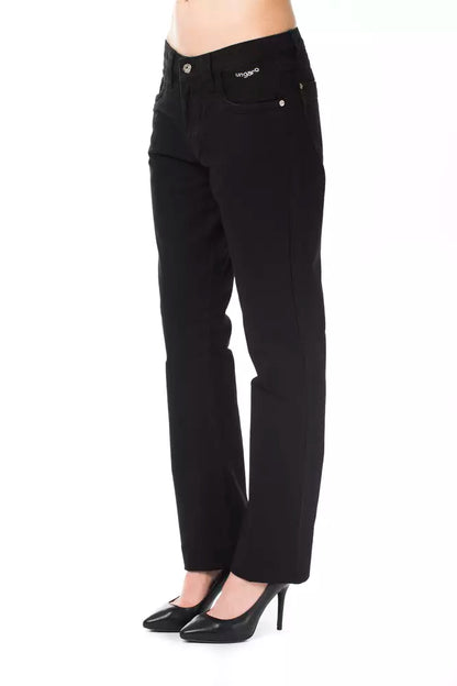 Black Cotton Women's Pant