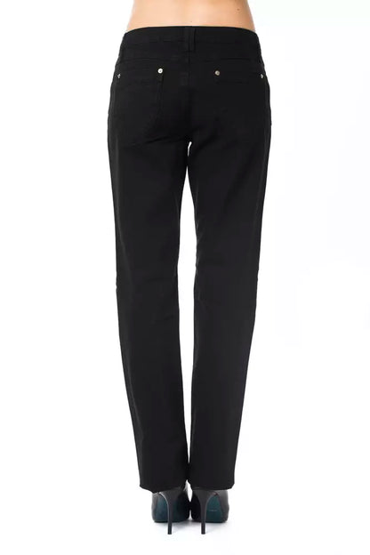 Black Cotton Women's Pant