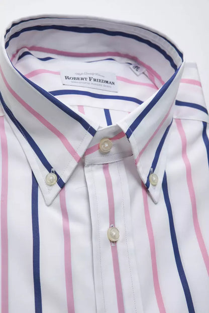 White Cotton Men's Shirt