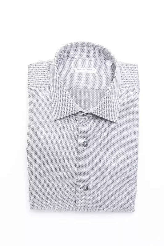 Beige Cotton Mens Shirt