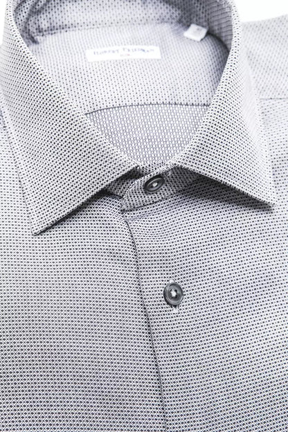 Beige Cotton Mens Shirt