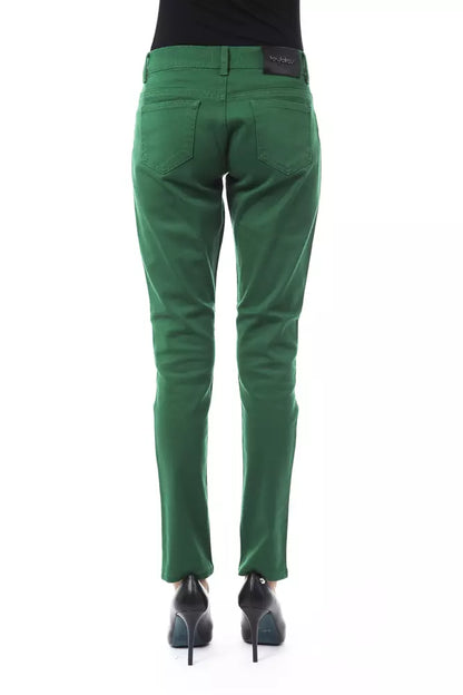 Grüne Baumwollhose für Damen