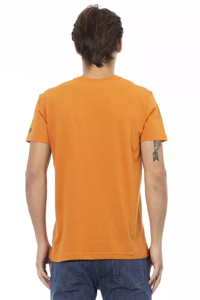Oranges Baumwoll-T-Shirt für Herren