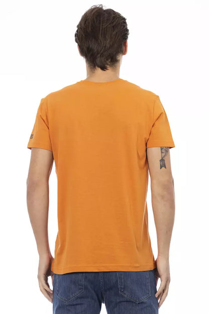 Oranges Baumwoll-T-Shirt für Herren