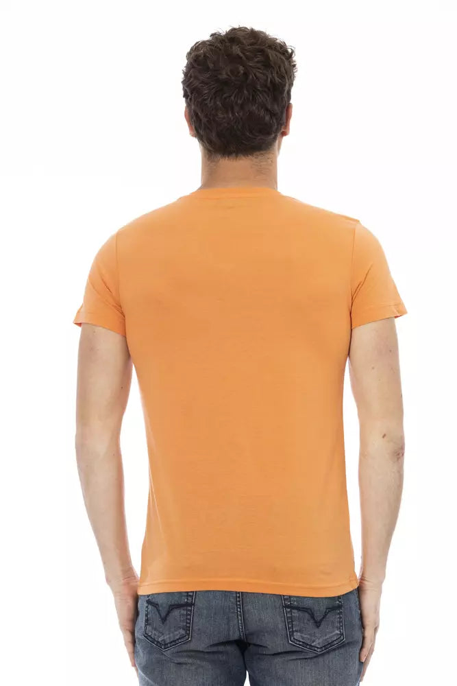 Oranges Baumwoll-T-Shirt für Herren
