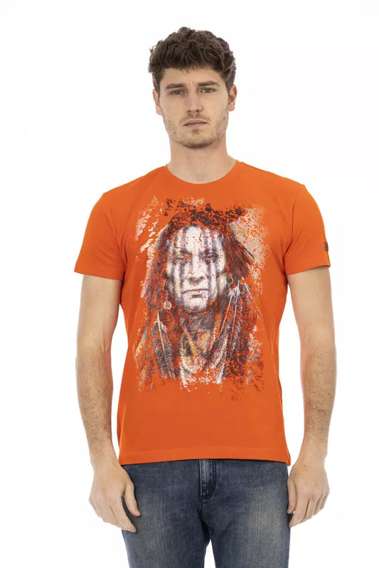 Oranges Baumwoll-T-Shirt für Herren