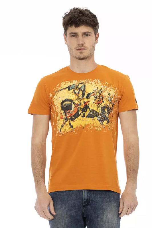 Oranges Baumwoll-T-Shirt für Herren