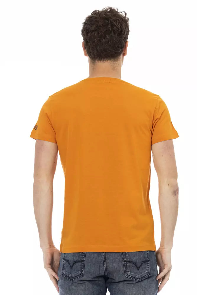 Oranges Baumwoll-T-Shirt für Herren