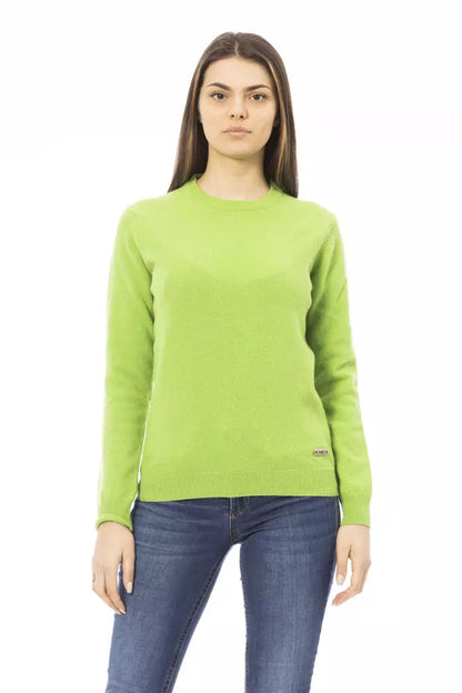 Green Cashmere Women Sweater
