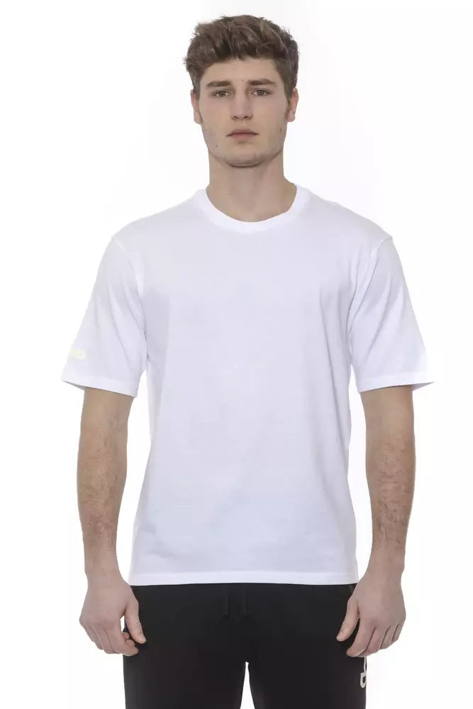 Weißes Baumwoll-T-Shirt für Herren