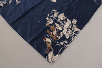 Eleganter quadratischer Seidenschal für Herren
