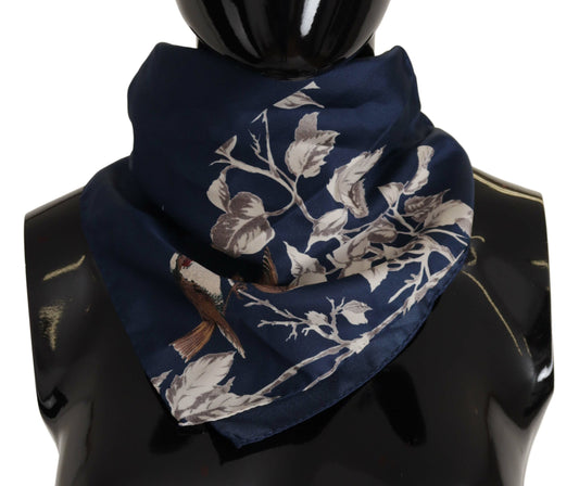 Eleganter quadratischer Seidenschal für Herren
