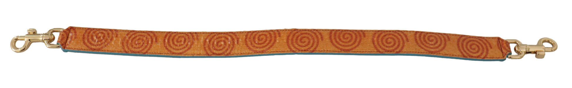 Schickes orangefarbenes Schultergurt-Accessoire aus Leder