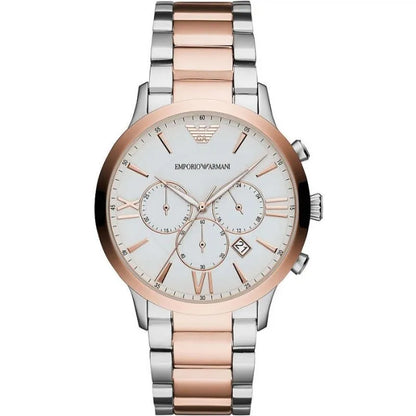 Elegante zweifarbige Uhr für Herren
